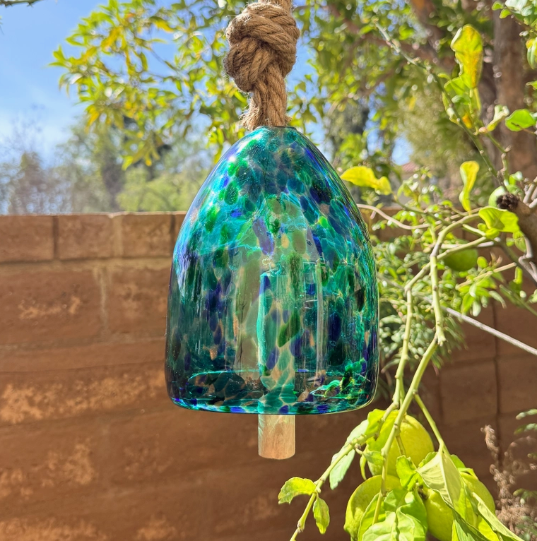 Campana de cristal soplado a mano