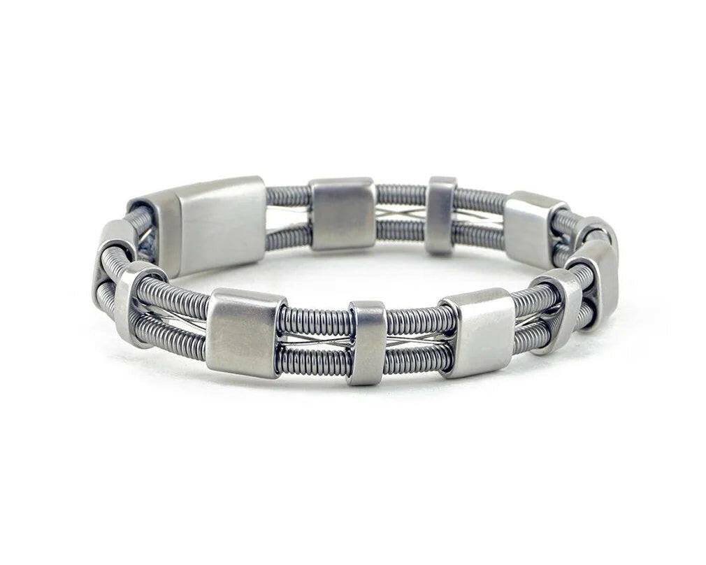 Sean Recycled Bass Guitar Sting Bracelet | Artisans.
