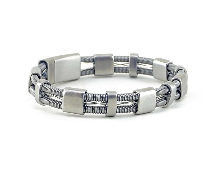 Sean Recycled Bass Guitar Sting Bracelet | Artisans.