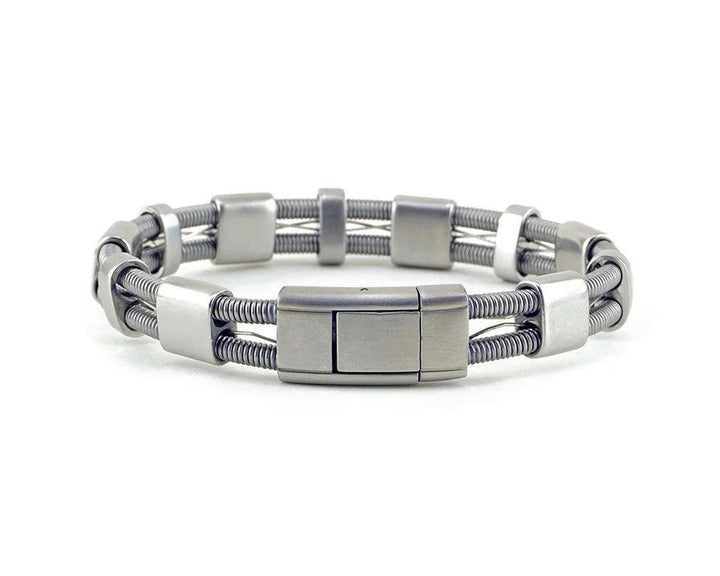 Sean Recycled Bass Guitar Sting Bracelet | Artisans.