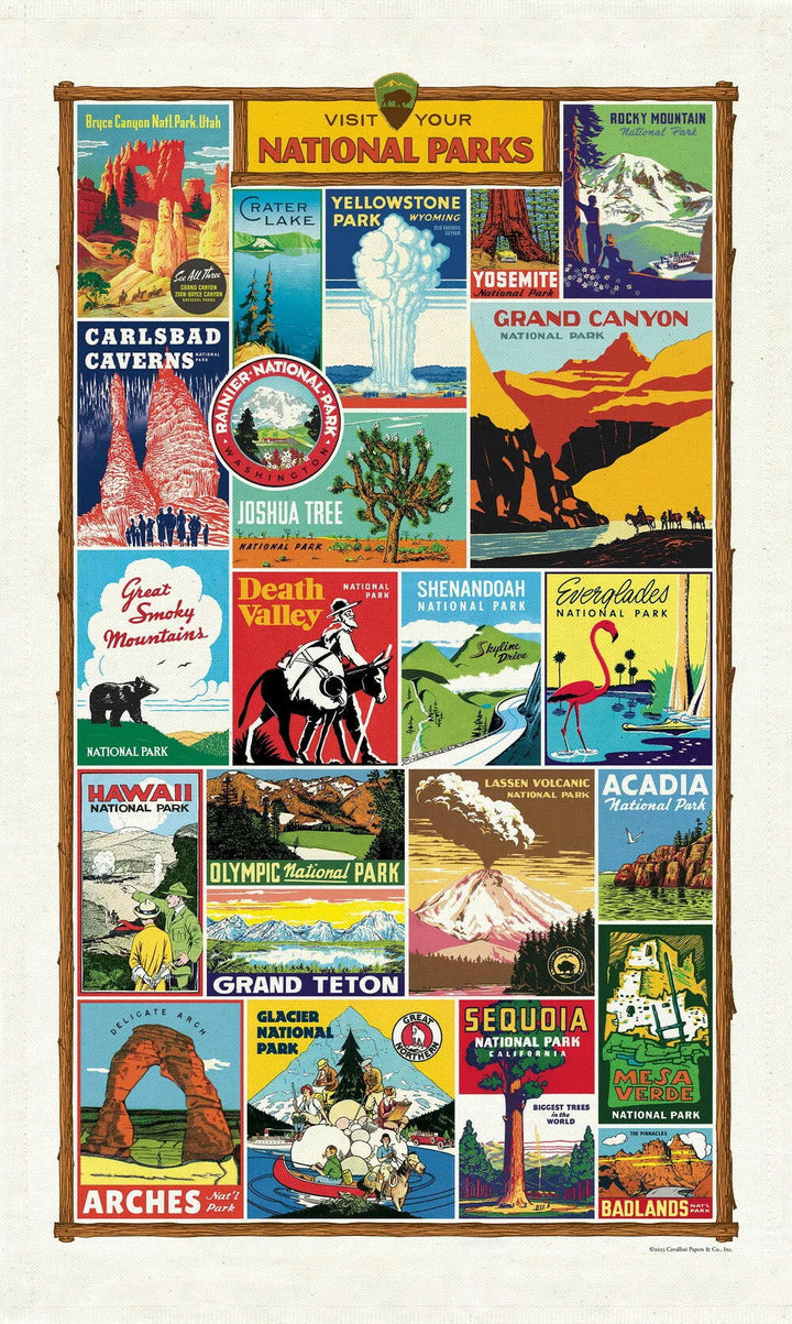 Cavallini Tea Towel | Artisans.