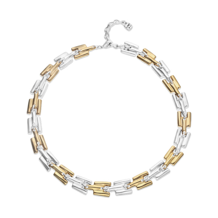 Two Tone UnoDe50 necklace