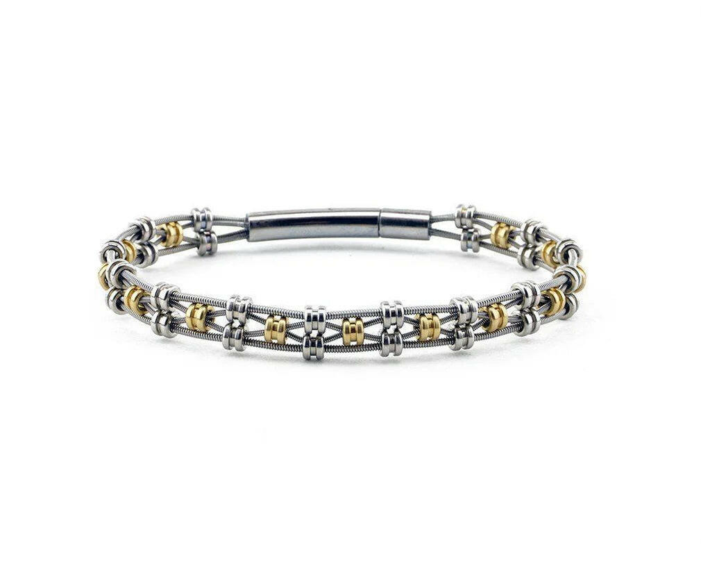 Vanessa Recycled Guitar String Bracelet | Artisans.