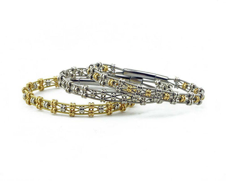 Vanessa Recycled Guitar String Bracelet | Artisans.