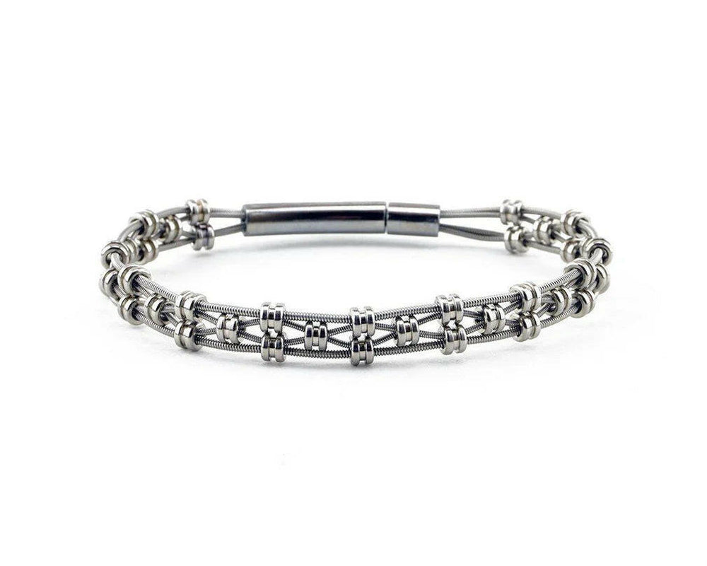 Vanessa Recycled Guitar String Bracelet | Artisans.