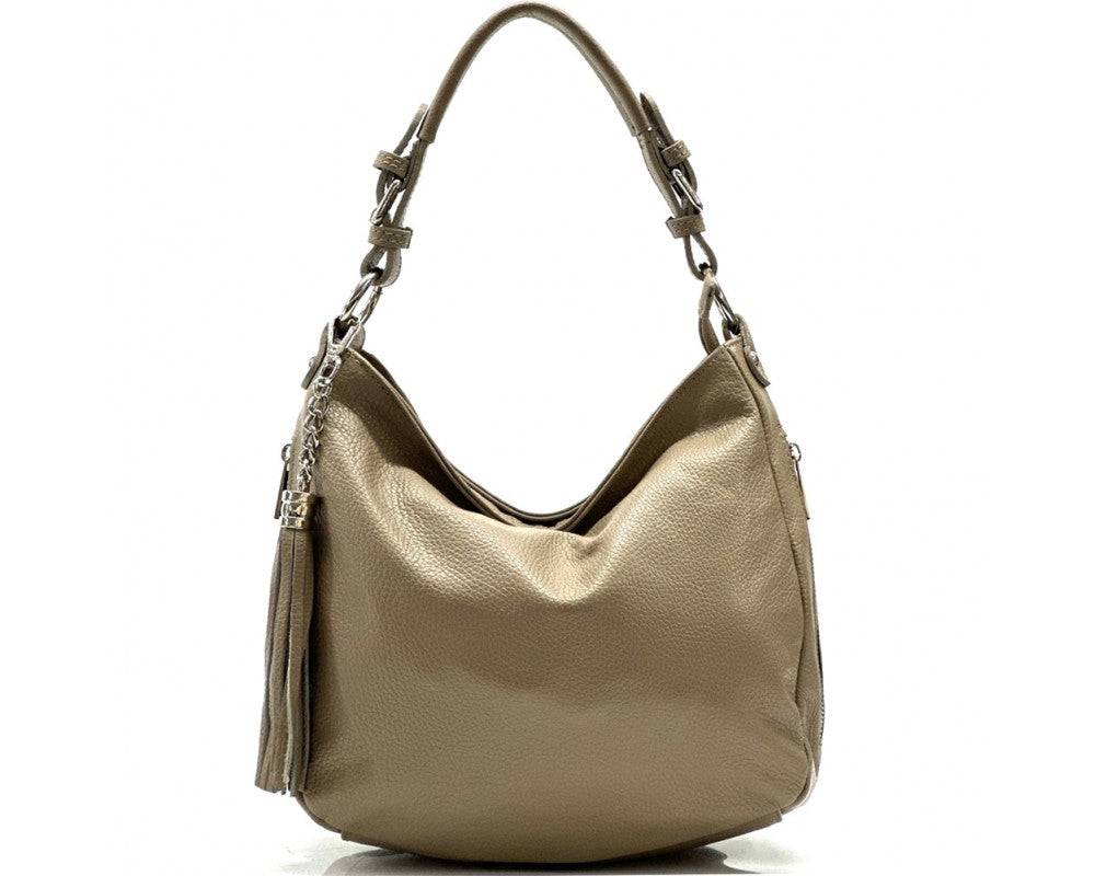 Vicky Italian Leather Shoulder Bag - Assorted Colors