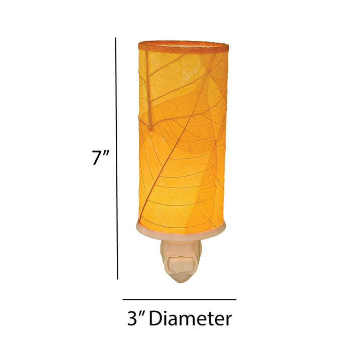 Cylinder Night Light Collection — Made of Cocoa Leaves | Artisans.