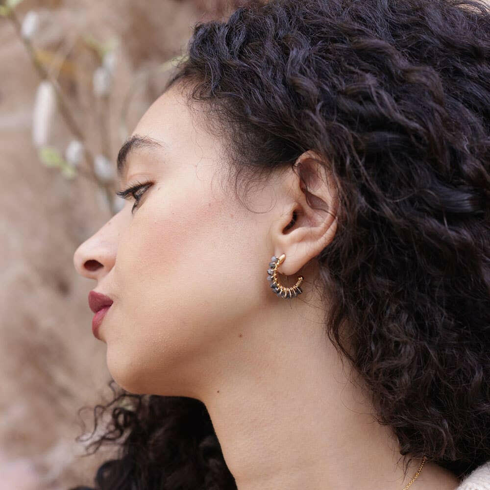 Wrapped Hoop Earrings - Assorted Styles | Artisans.