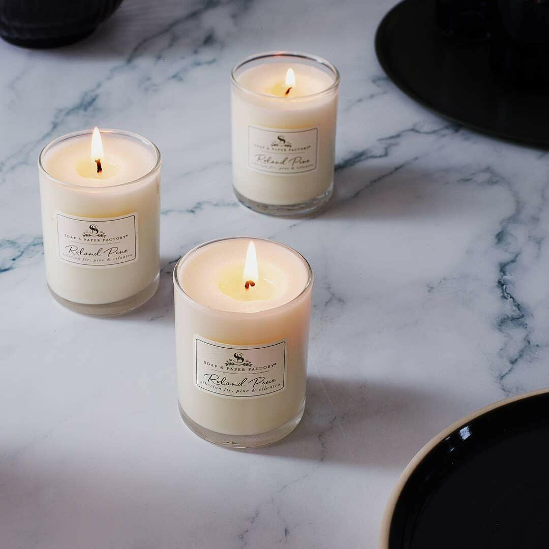 Roland Pine Soy Candle Votive Gift Set | Artisans.