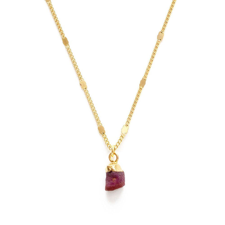 Raw Cut Gemstone Necklaces | Artisans.