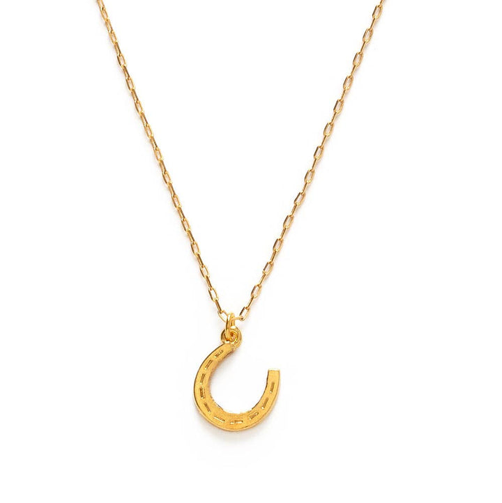 Horseshoe Charm Necklace | Artisans.