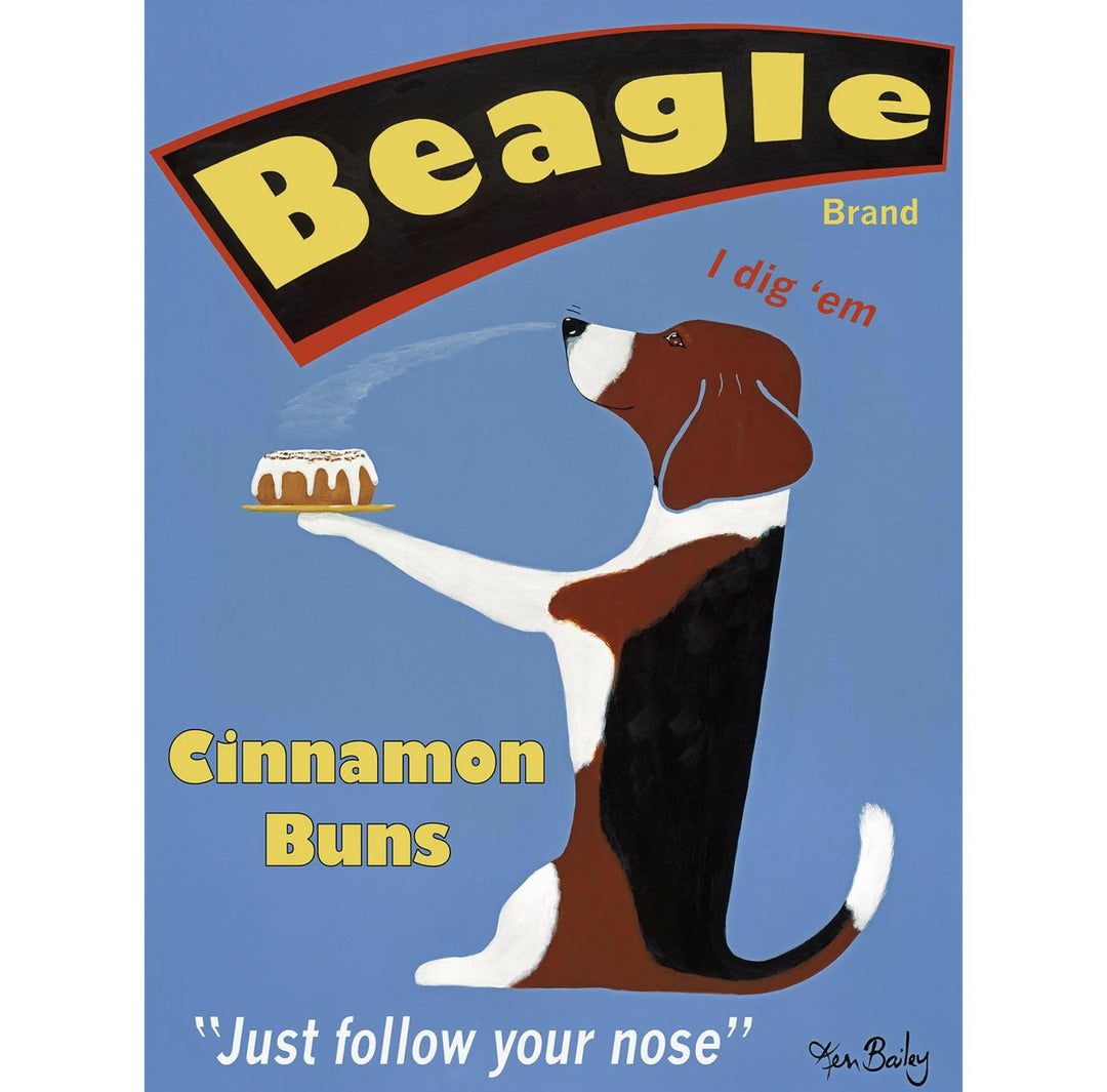 Beagle Cinnamon Buns Limited Edition Print | Artisans.