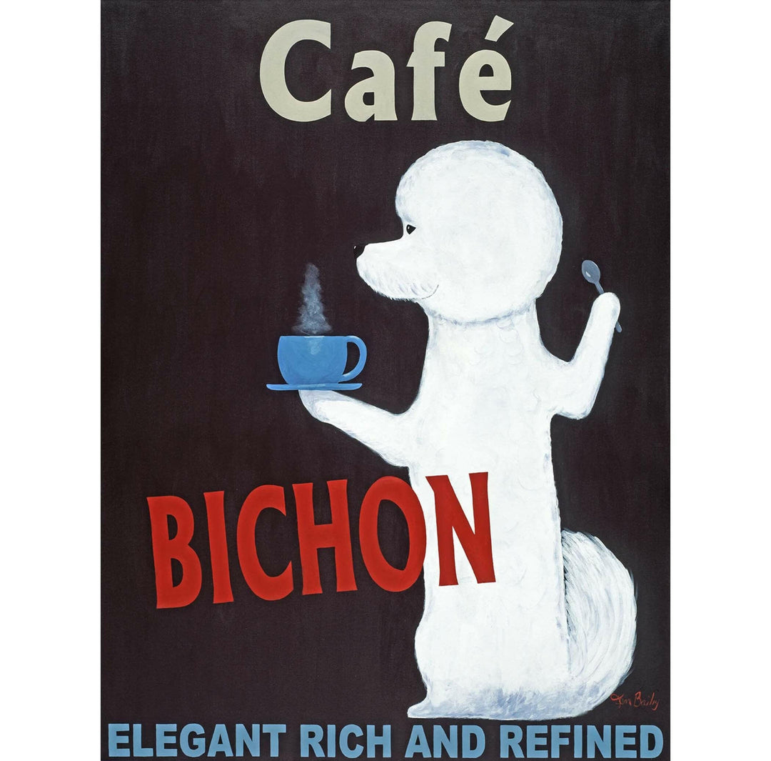 Bichon Cafe Limited Edition Print | Artisans.