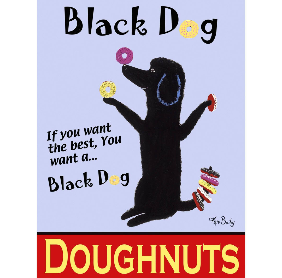 Black Dog Doughnuts Limited Edition Print | Artisans.