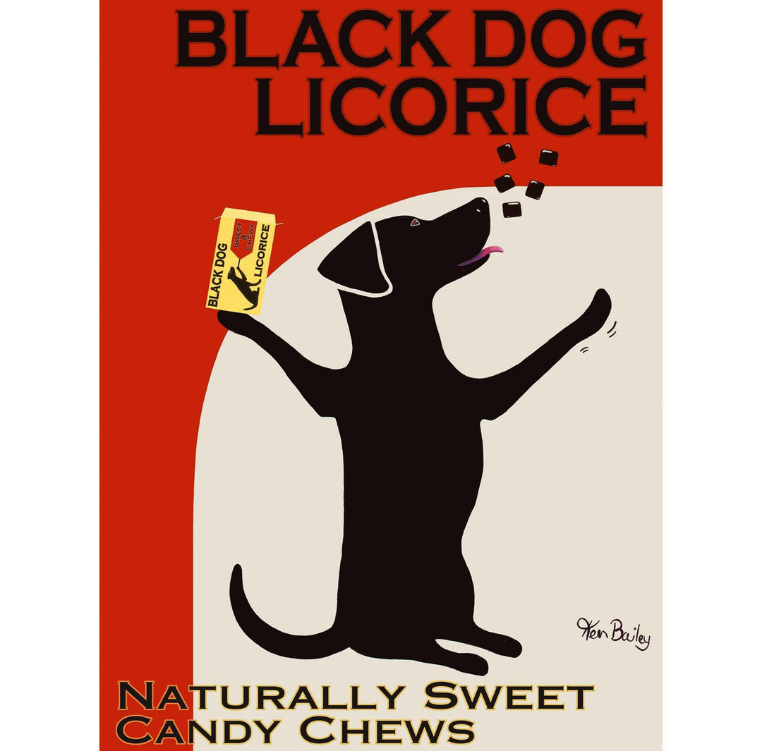 Black Dog Licorice Limited Edition Print | Artisans.
