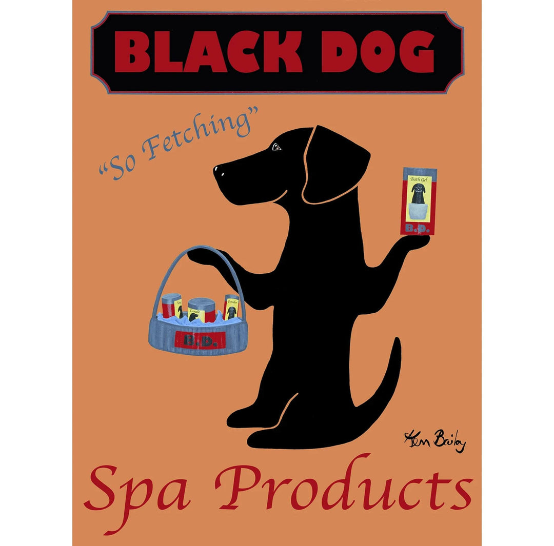 Black Dog Spa Products Limited Edition Print | Artisans.