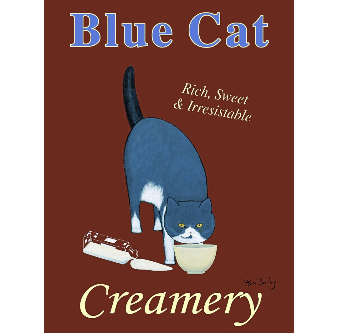 Blue Cat Creamery Limited Edition Print | Artisans.