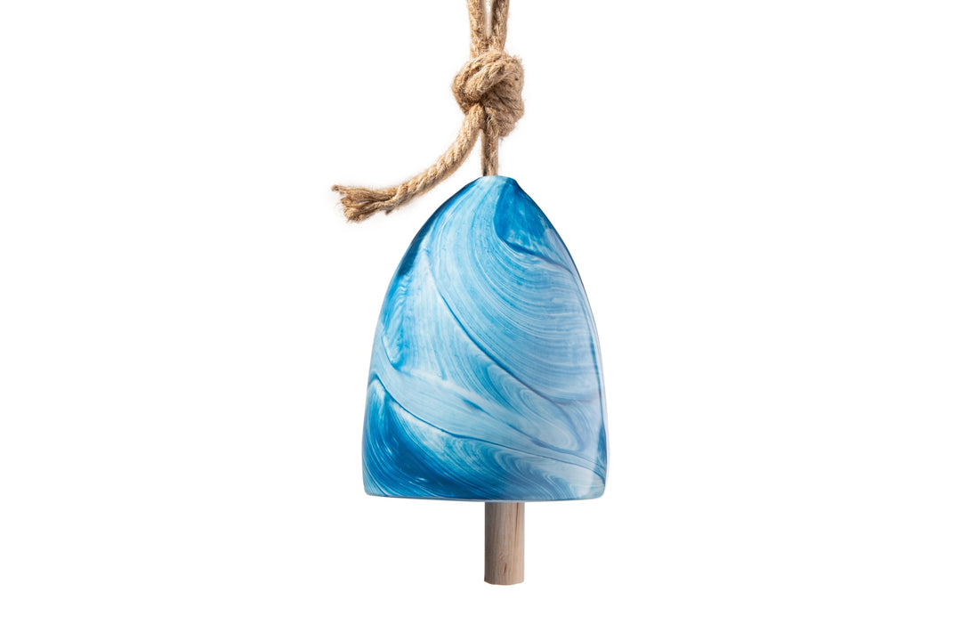 Hand Blown Art Glass Bell Chime | Artisans.