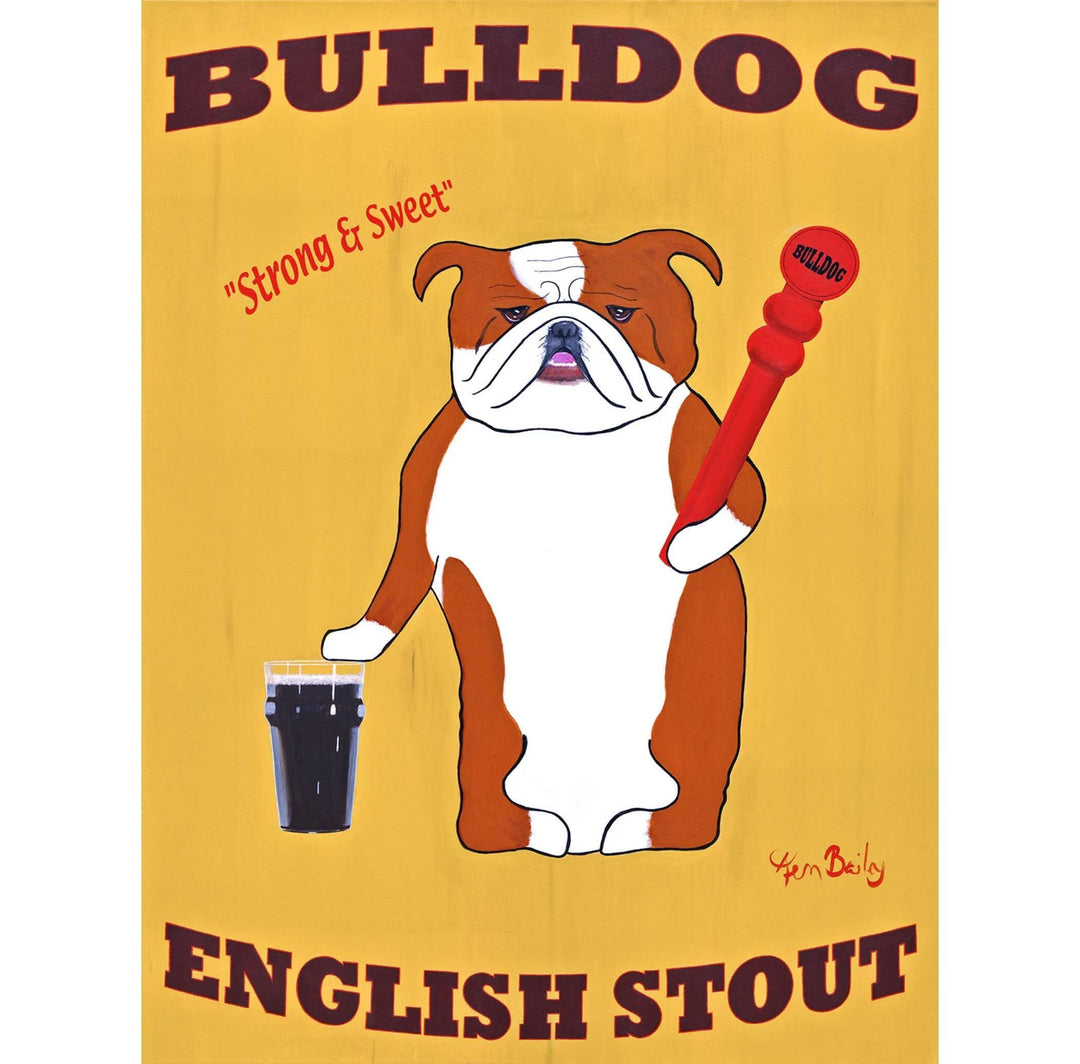 Bulldog English Stout Limited Edition Print | Artisans.