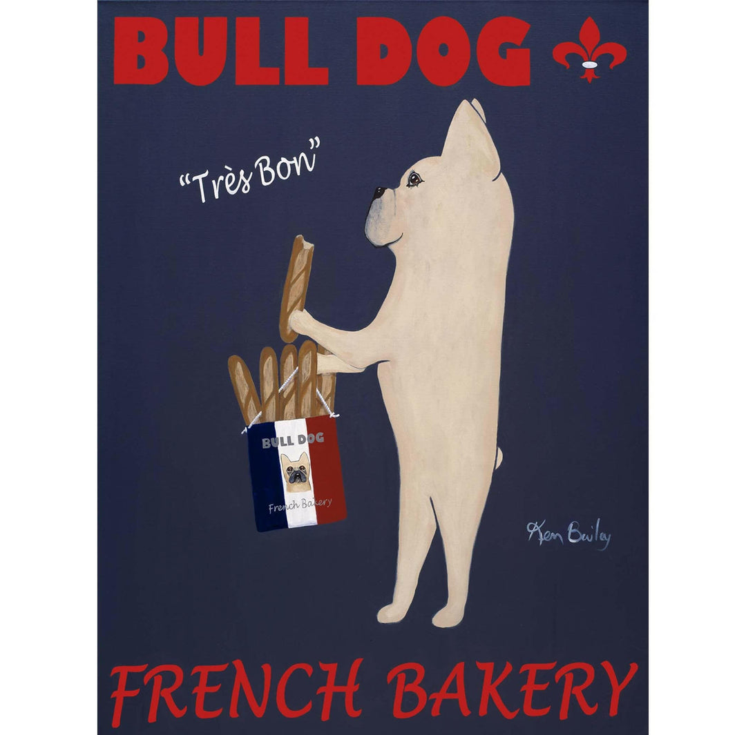 French Bulldog French Bakery Limited Edition Print | Artisans.