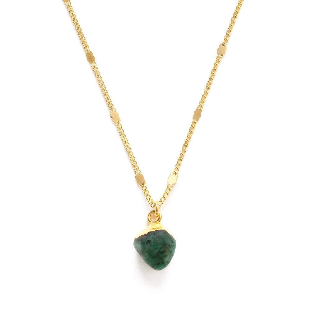 Raw Cut Gemstone Necklaces | Artisans.