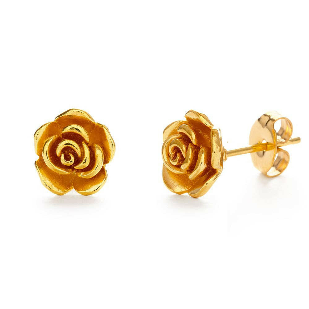 Rose Stud Earrings | Artisans.