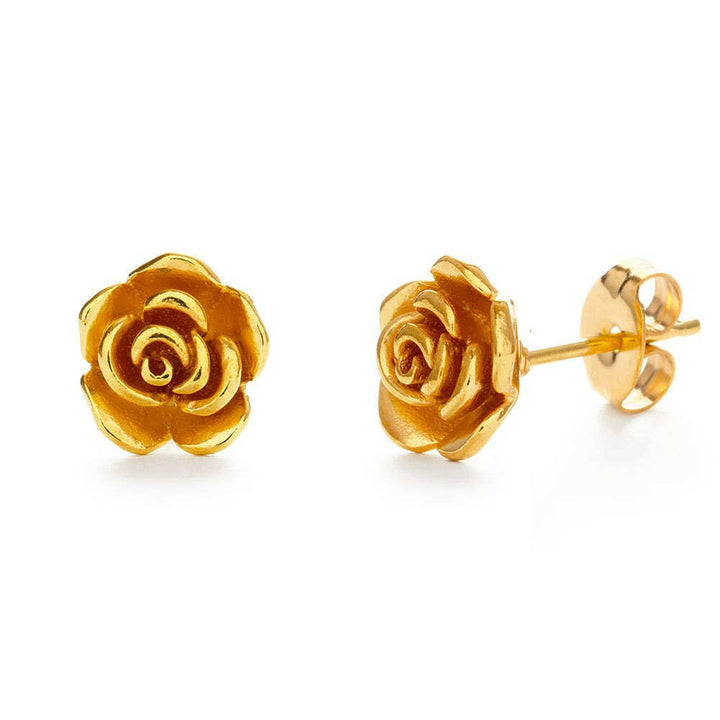 Rose Stud Earrings | Artisans.