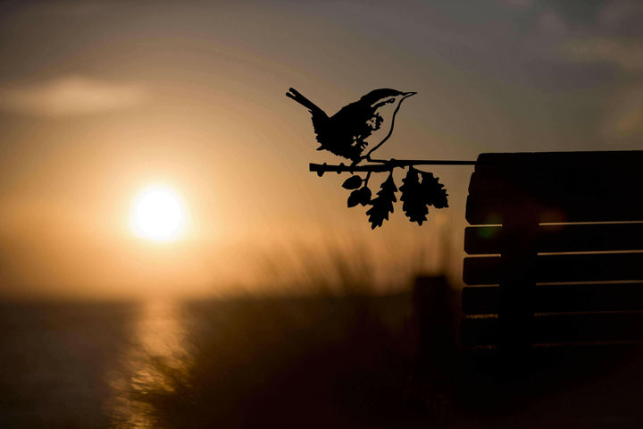 Wren Metalbird Garden Art | Artisans.
