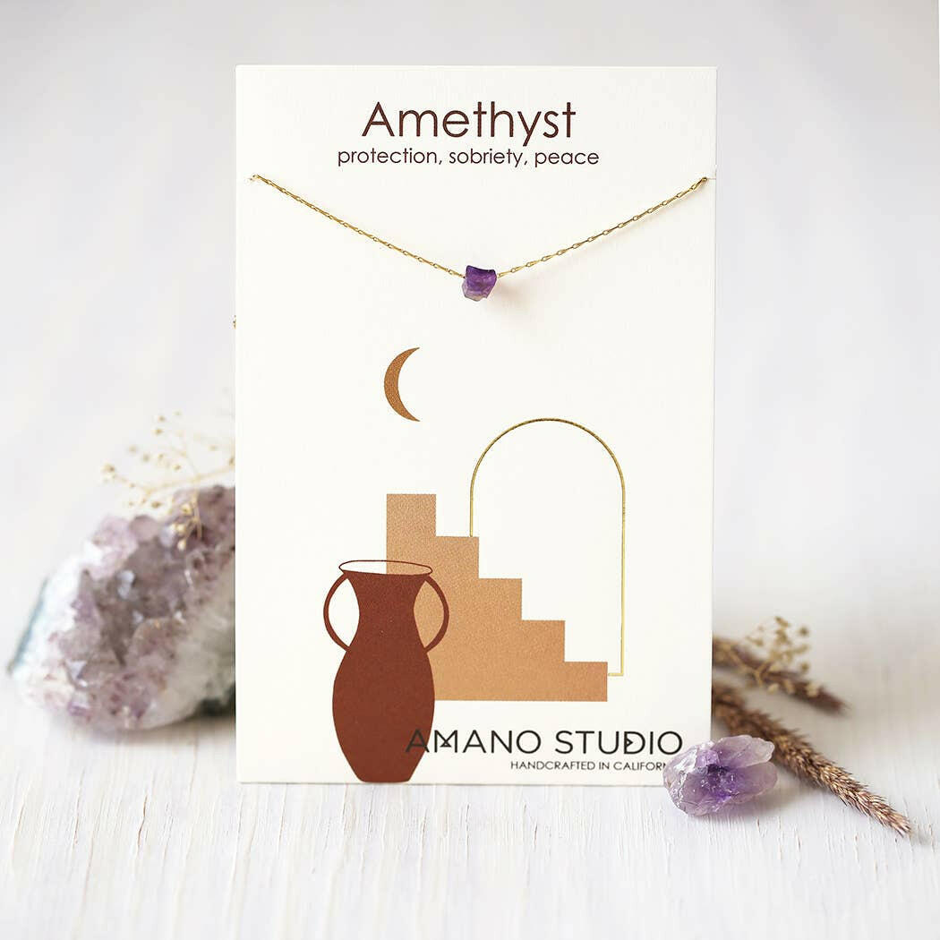 Crystal Healing Stone Necklace Collection for Energy & Wellness | Artisans.