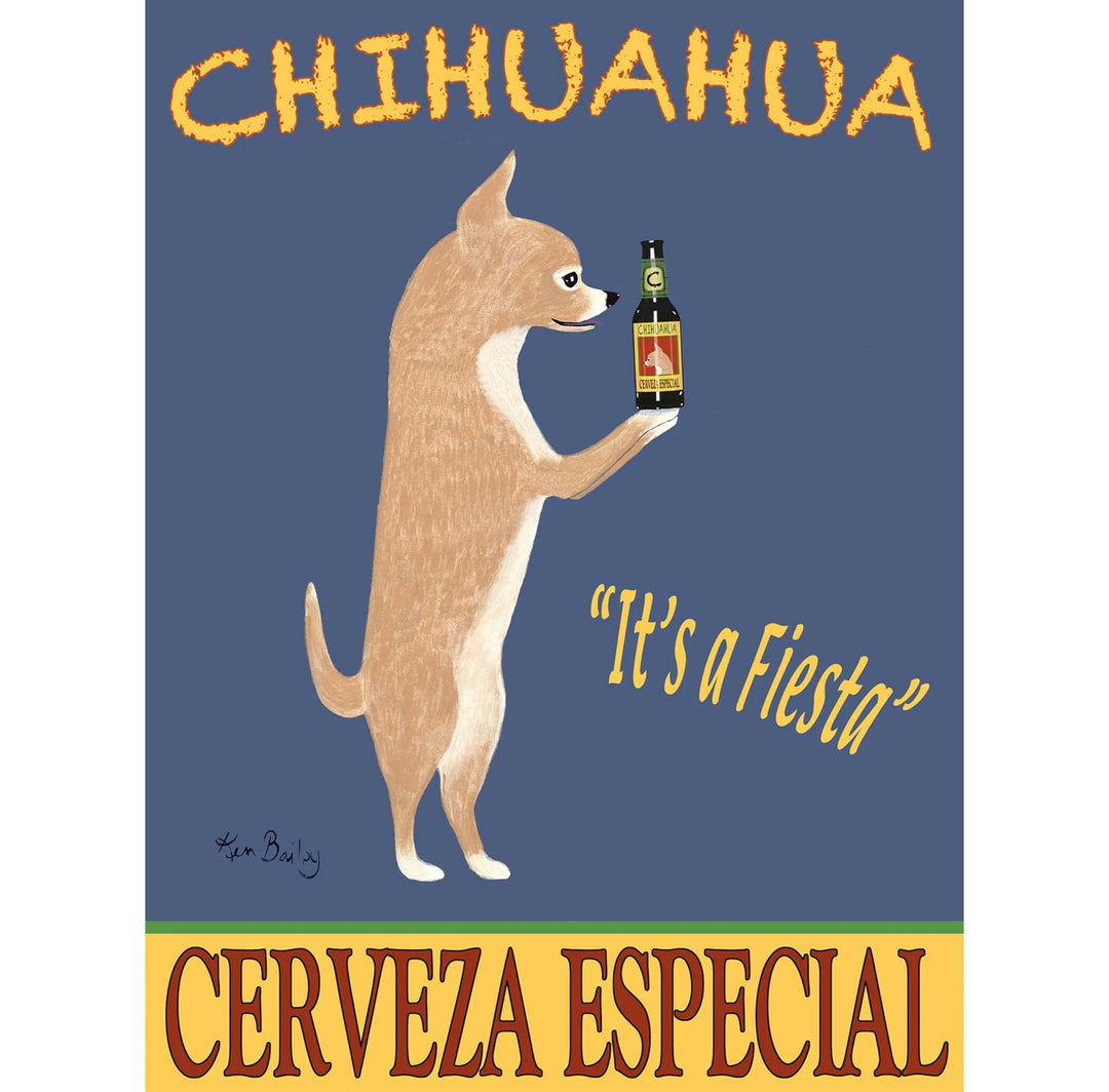 Chihuahua Cerveza Especial Limited Edition Print | Artisans.