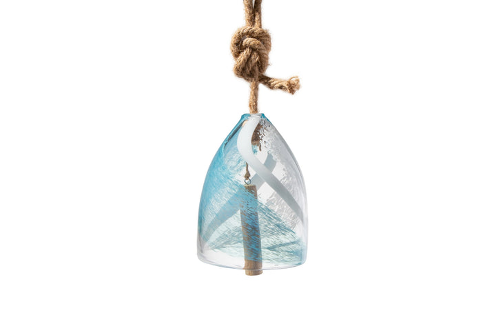 Hand Blown Art Glass Bell Chime | Artisans.
