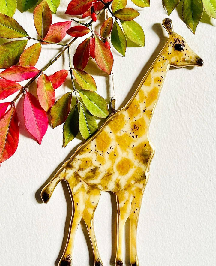 Wild Animals - Set of 5 - Holiday Ornaments / Suncatchers | Artisans.