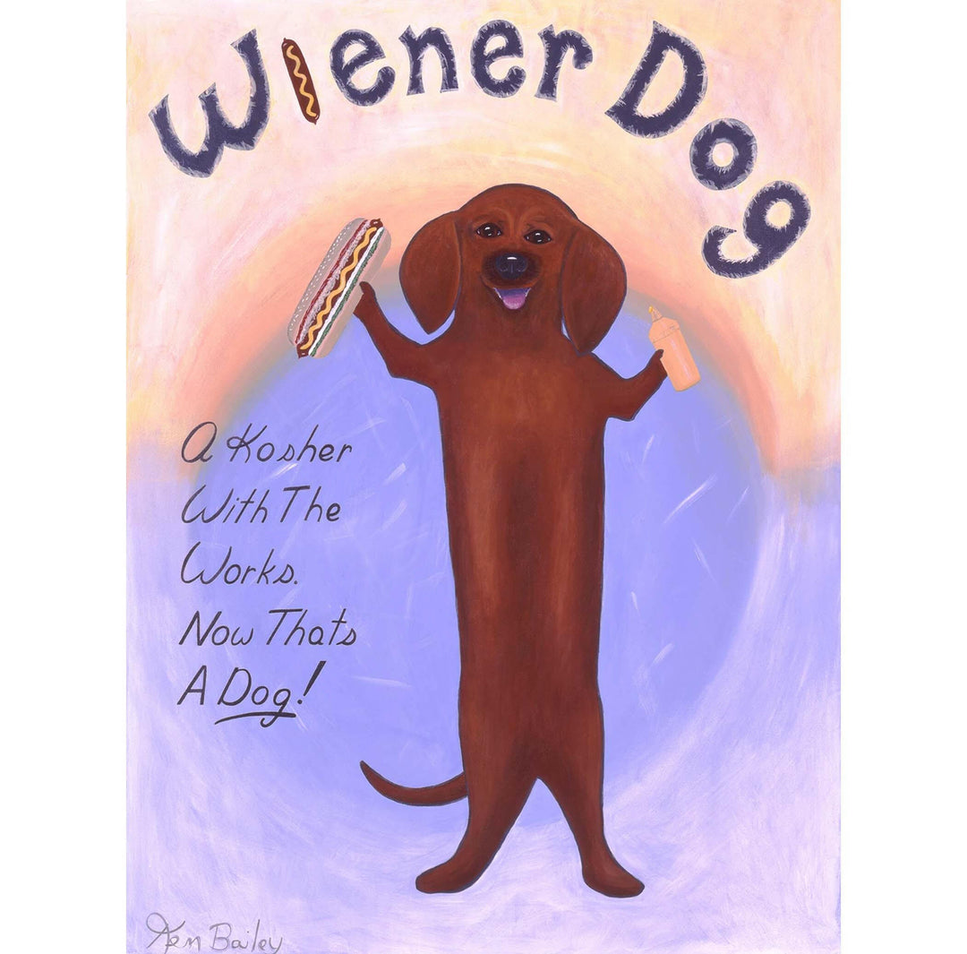 Dachshund Wiener Dog Limited Edition Print | Artisans.