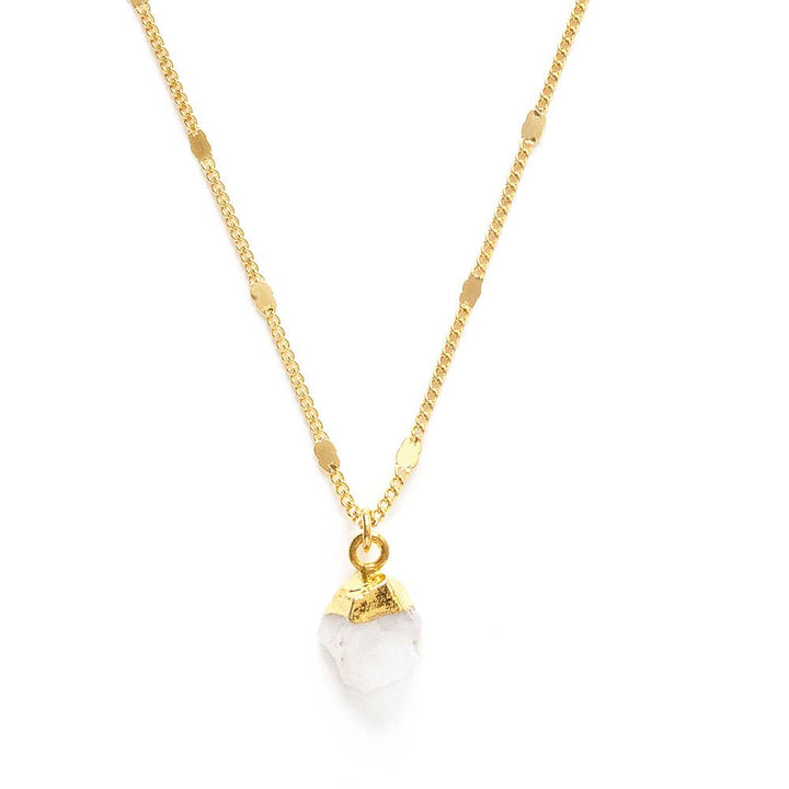 Raw Cut Gemstone Necklaces | Artisans.