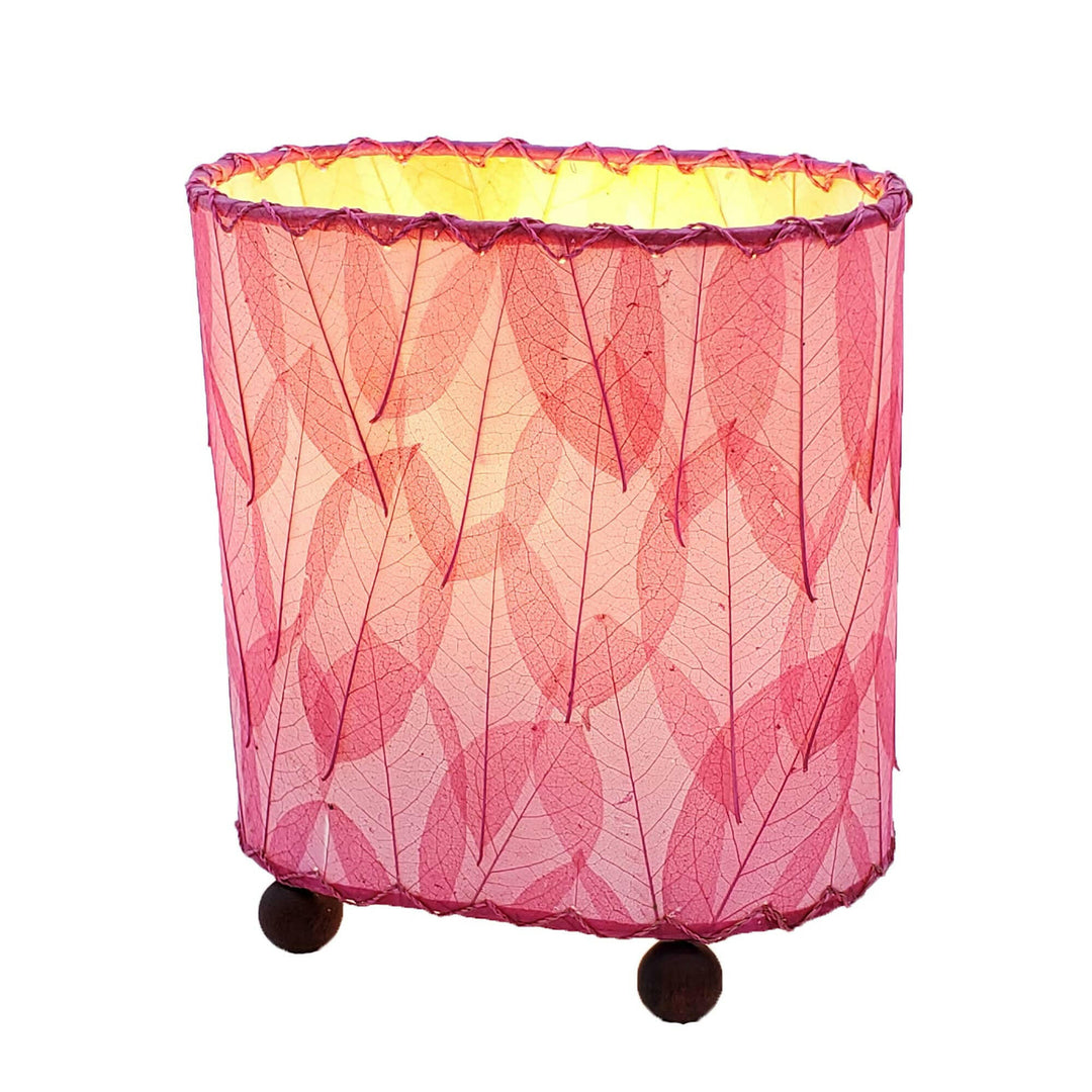 Mini Guyabano Table Lamp — Made with Cocoa Leaves | Artisans.