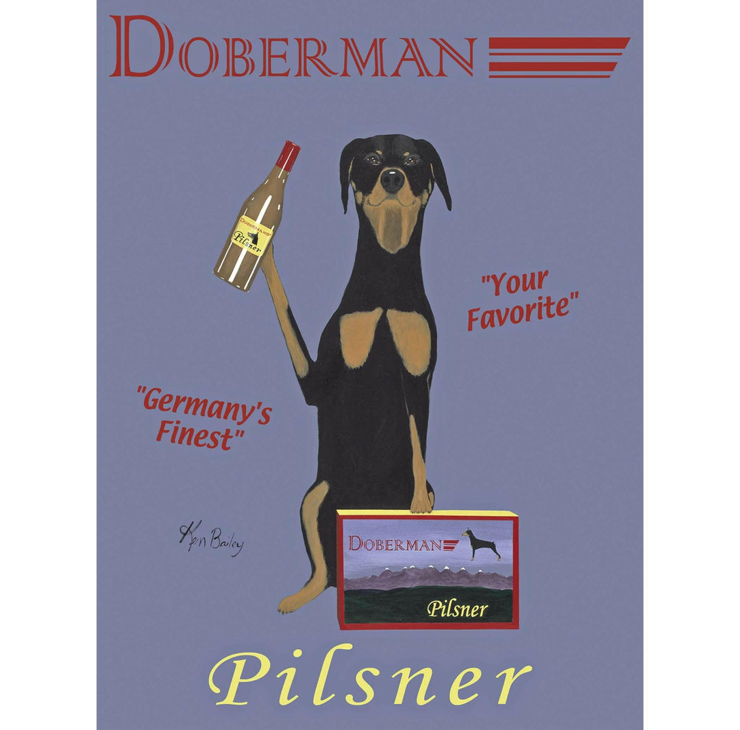 Doberman Pilsner Limited Edition Print | Artisans.