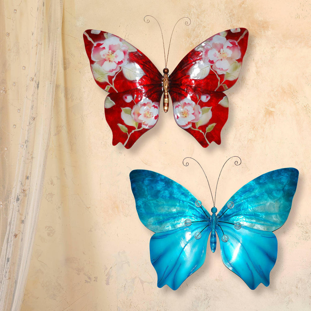 Butterfly Metal Wall Art Decorative Collection | Artisans.