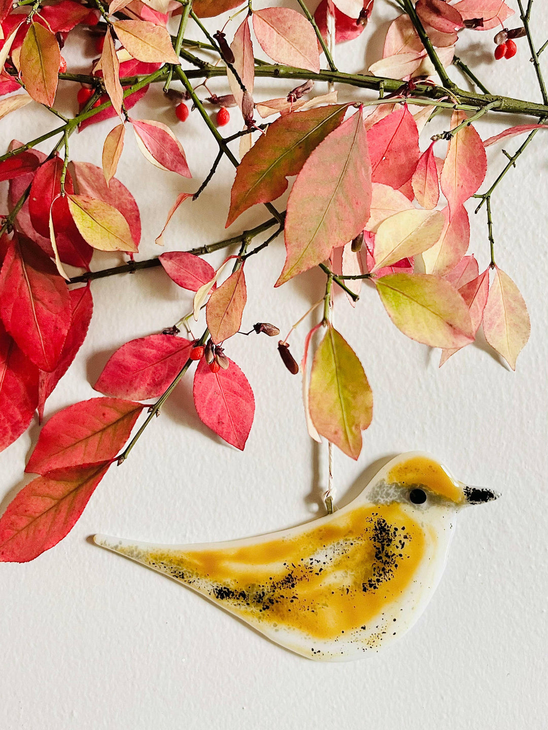Birds - Set of 6 - Holiday Ornaments / Suncatchers | Artisans.