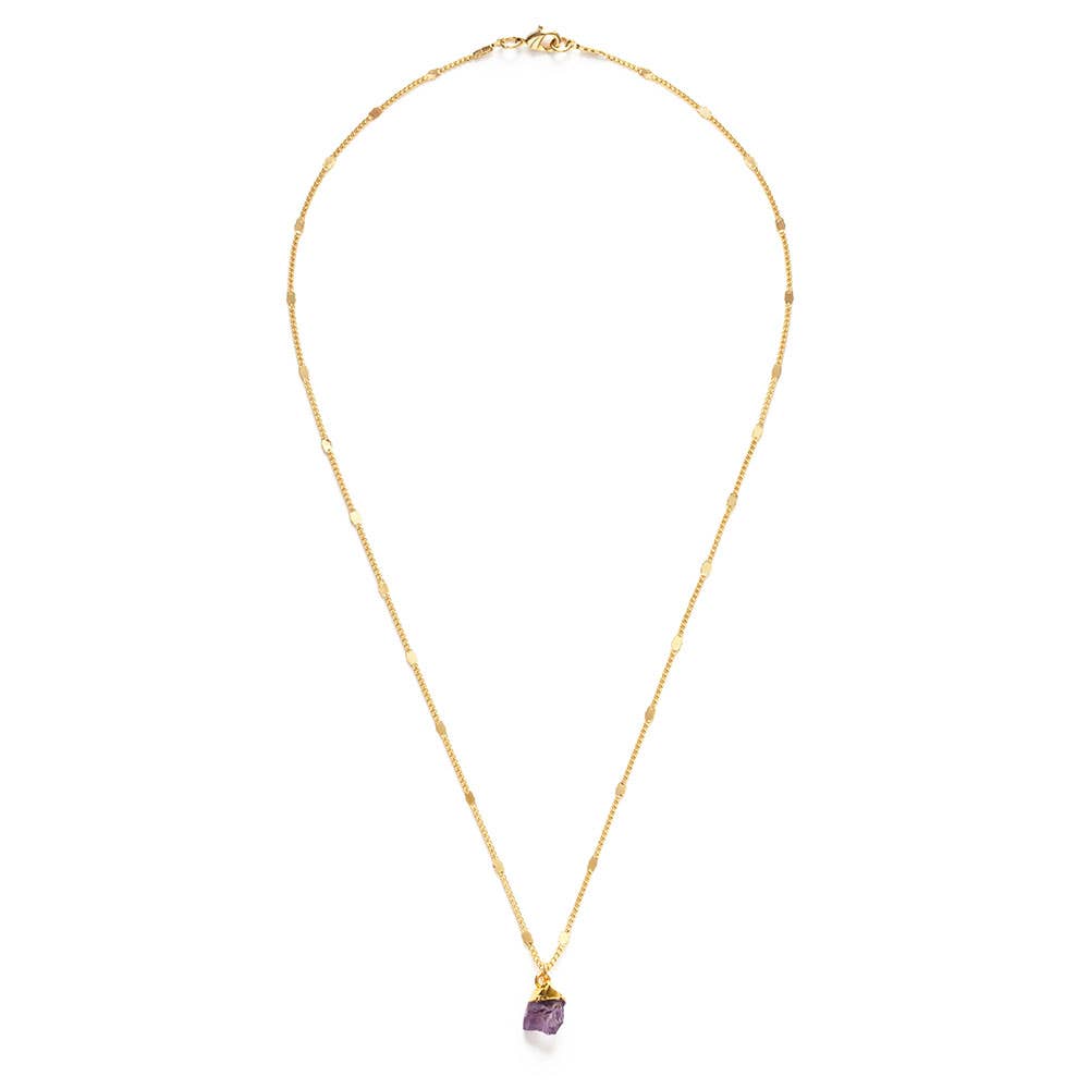 Raw Cut Gemstone Necklaces | Artisans.