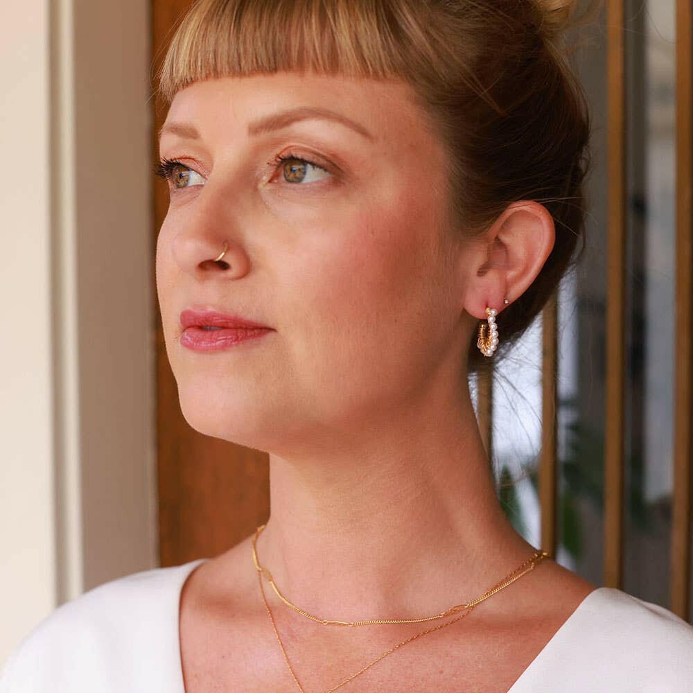 Wrapped Hoop Earrings - Assorted Styles | Artisans.