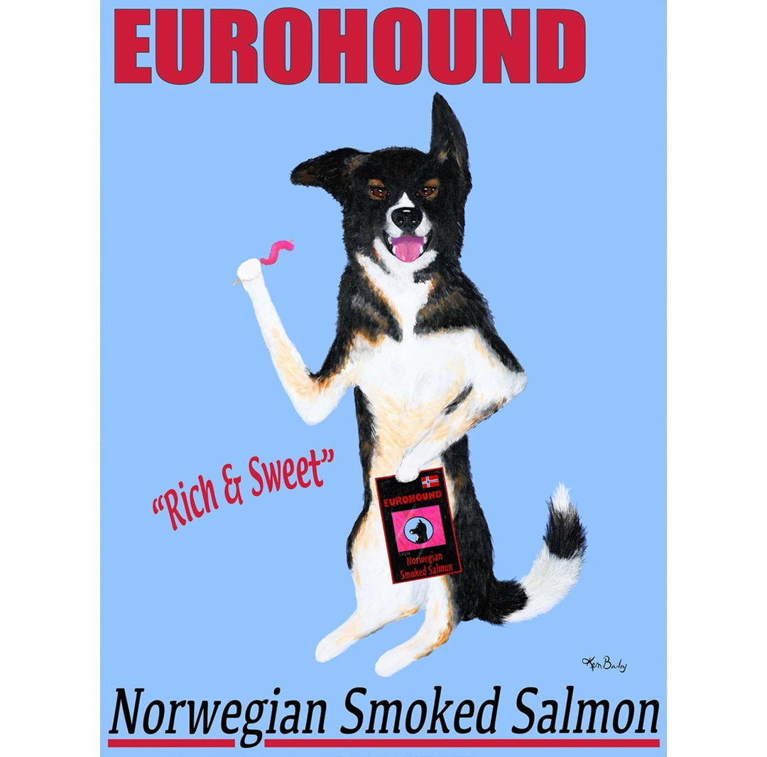 Eurohound Norwegian Smoked Salmon Limited Edition Print | Artisans.