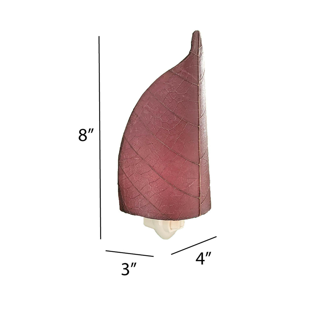 Leaf Night Light Collection — Made with Cocoa Leaf Shade | Artisans.