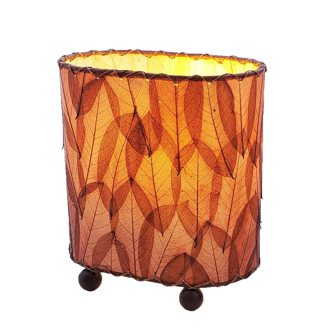 Mini Guyabano Table Lamp — Made with Cocoa Leaves | Artisans.