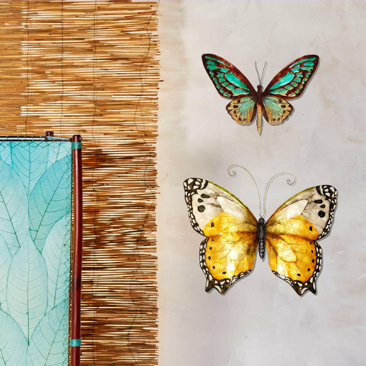 Butterfly Metal Wall Art Decorative Collection | Artisans.