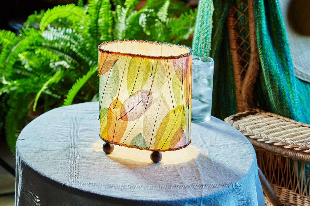Mini Guyabano Table Lamp — Made with Cocoa Leaves | Artisans.