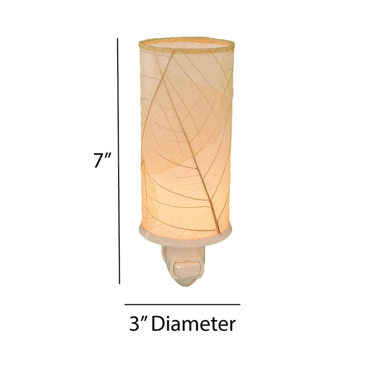 Cylinder Night Light Collection — Made of Cocoa Leaves | Artisans.