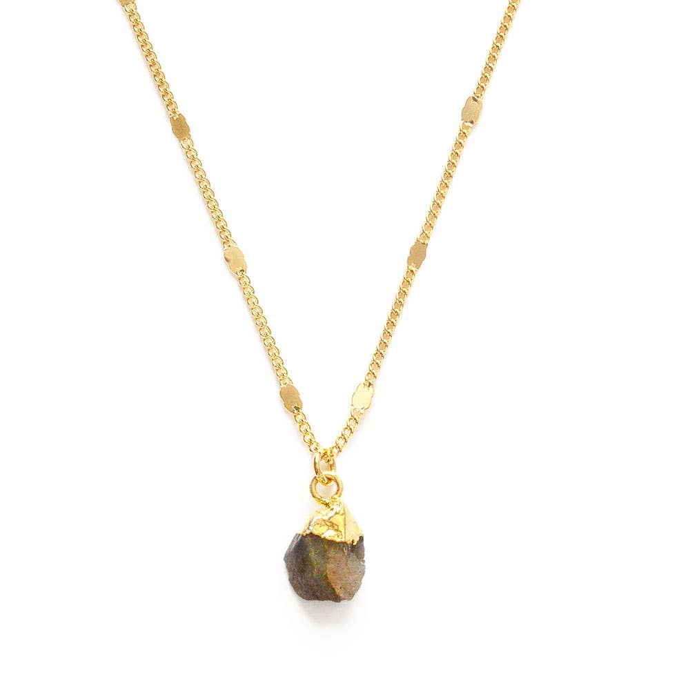 Raw Cut Gemstone Necklaces | Artisans.