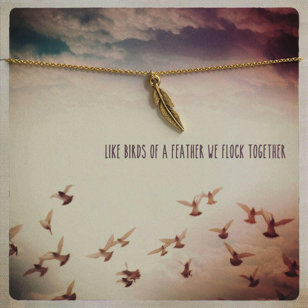 Feather Charm Necklace | Artisans.