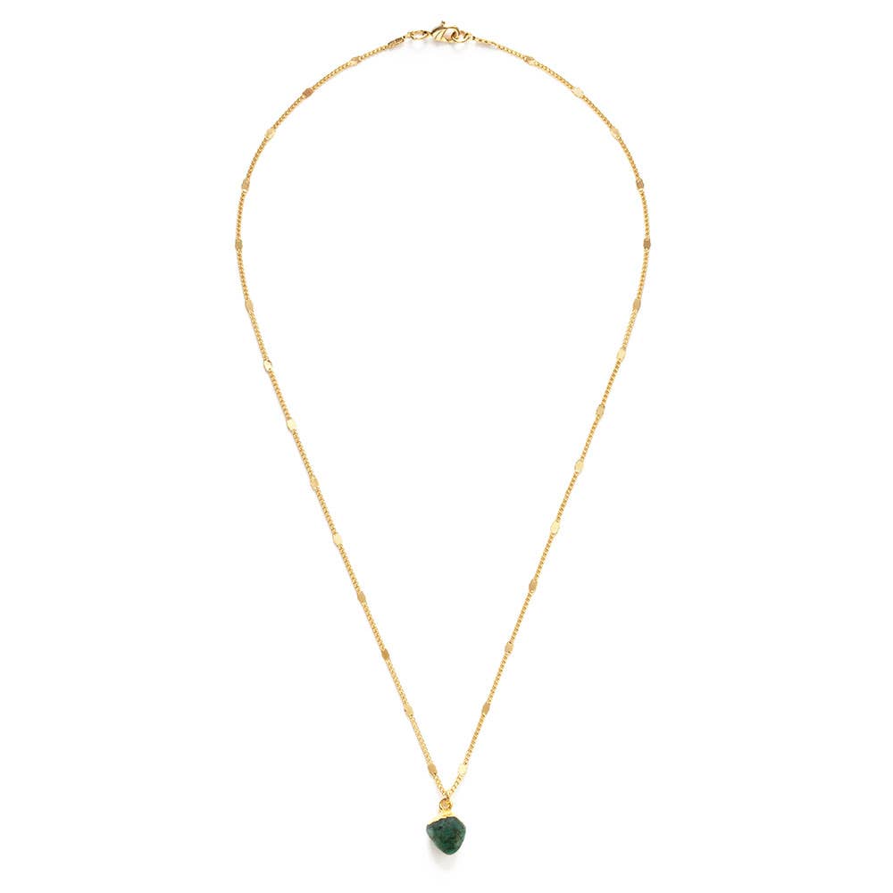 Raw Cut Gemstone Necklaces | Artisans.