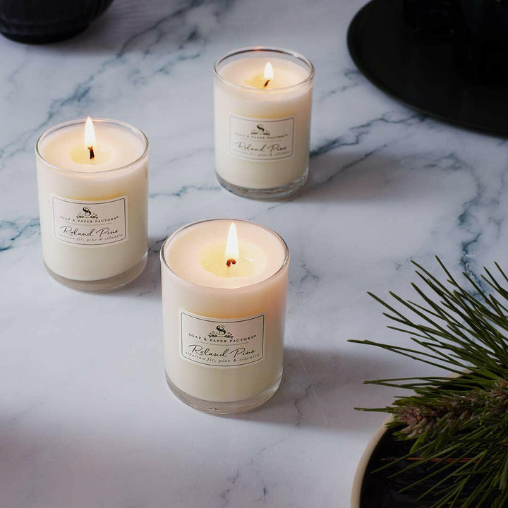Roland Pine Soy Candle Votive Gift Set | Artisans.